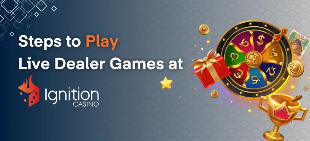 Steps to Play Live Dealer Games at Ignition Casino